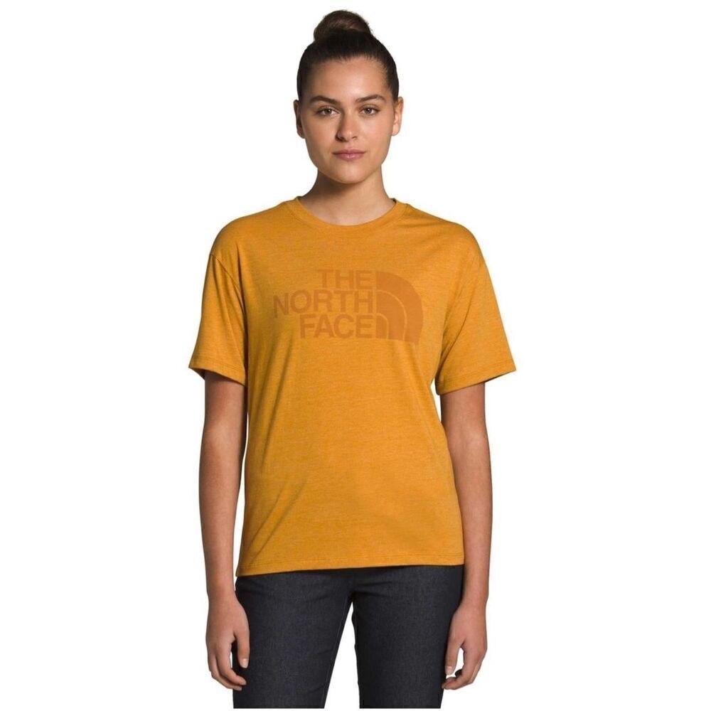 Womens The North Face Half Dome Tri-Blend Logo Tee Shirt - Sz M